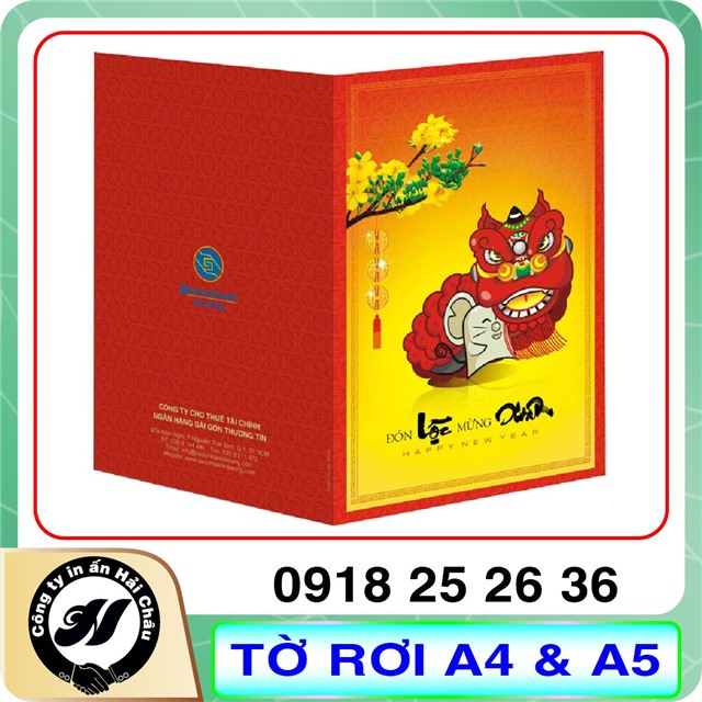 Tờ rơi A4 và A5