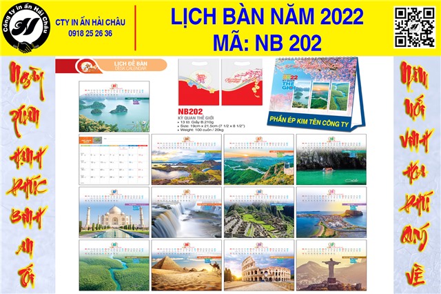 Lịch Bàn NB-202