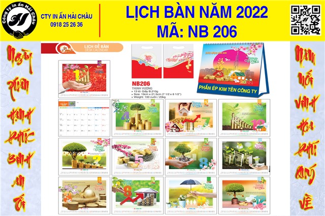 Lịch Bàn NB-206