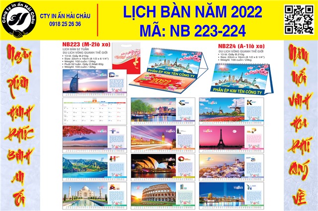 Lịch Bàn NB-223-224