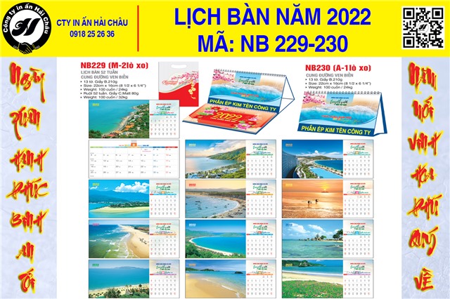 Lịch Bàn NB-229-230