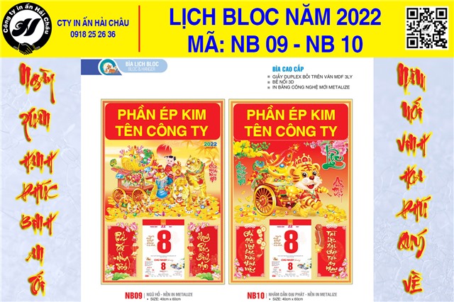 Lịch Bloc NB 09 - 10