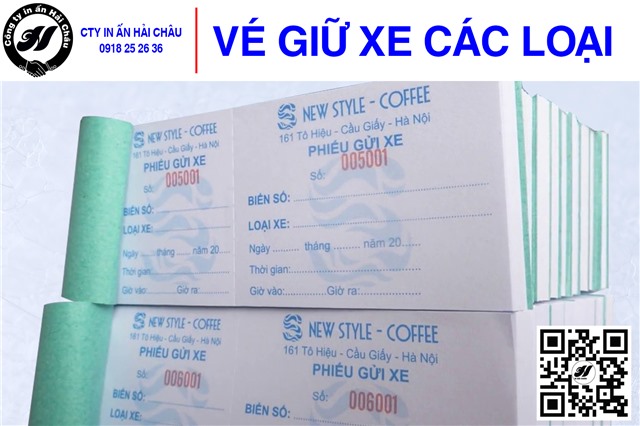 Vé giữ xe - 05